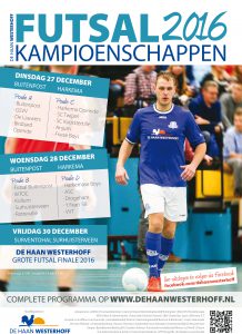 A2 poster DHW Futsal 2016 420 x 594 mm