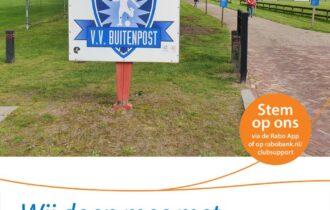 Rabo ClubSupport: stem nu op VV Buitenpost!