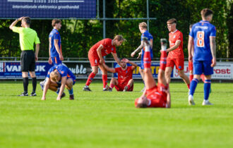 Derbydriepunter voor Buitenpost in Surhuisterveen